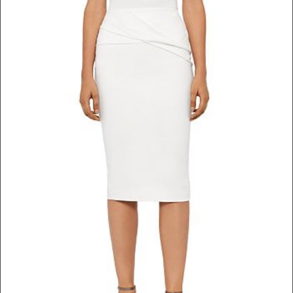 Reiss ICIA OFF WHITE Pencil Skirt, Knee length, Size 6